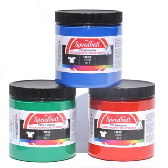 Special Fabric Screen Printing Ink Size: 3.62" x 3.62", Color: White (32 oz) - Picture 4 of 4